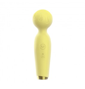 LILO - Mini Microphone AV Vibrator Wand (Chargeable - Yellow)